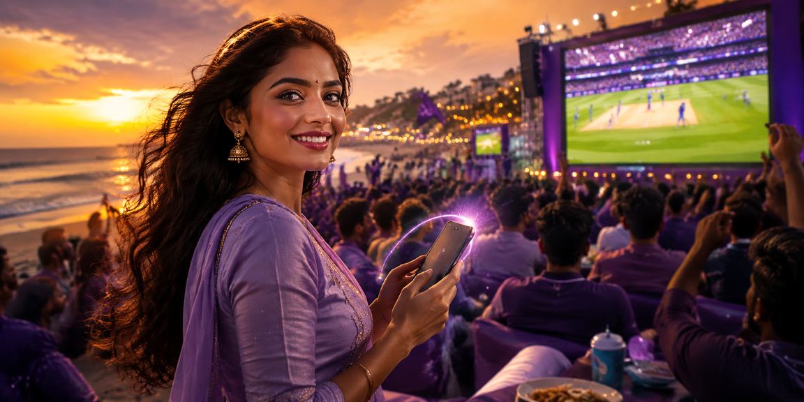 Chennai Marina Beach cricket fans enjoying online betting