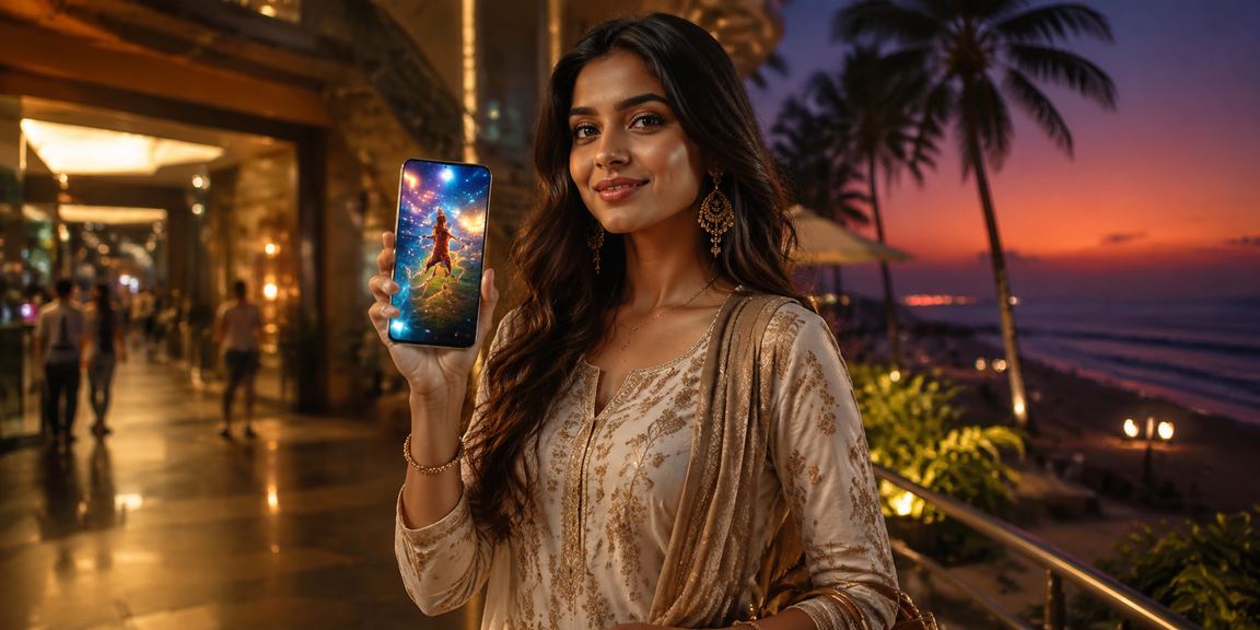 Goa beach scene for sports betting and relaxation